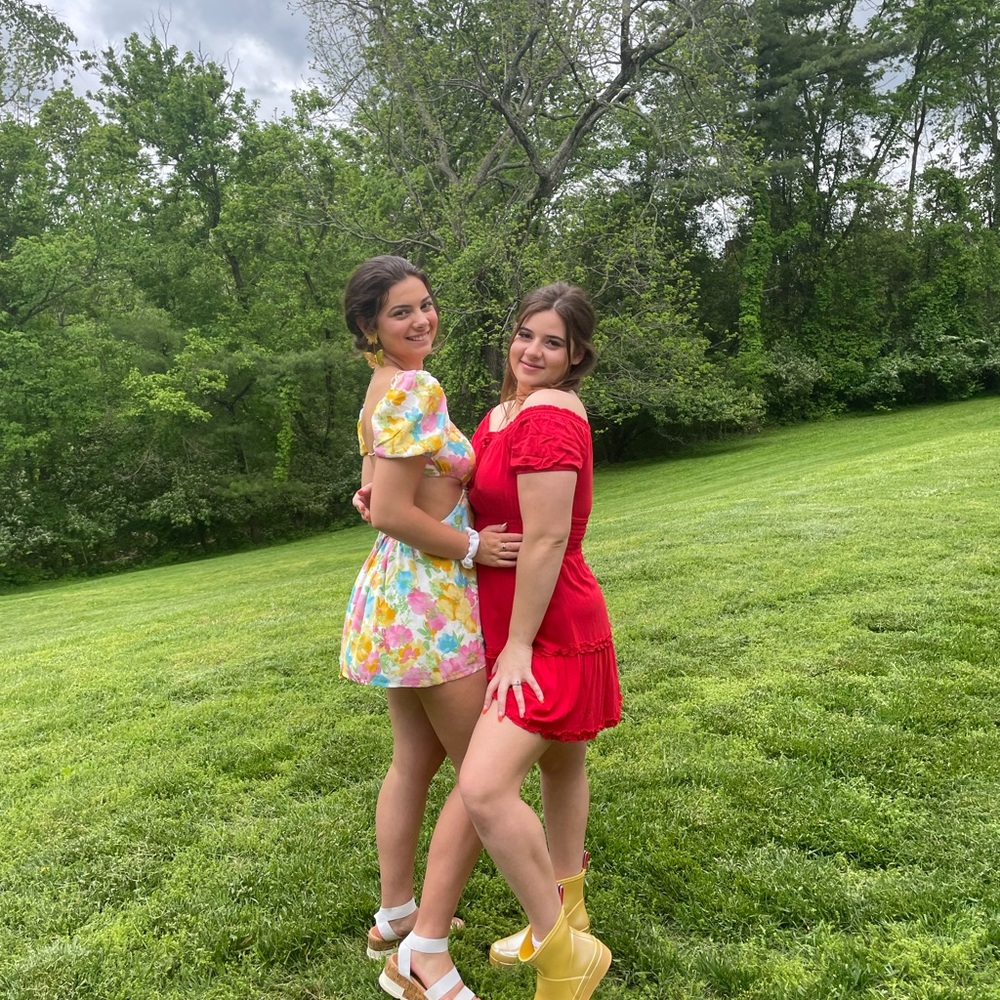 Floral and Red Mini Dresses